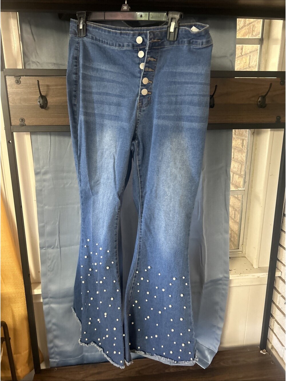 SHEIN Bedazzled Bell bottoms Women’s Size 0xl